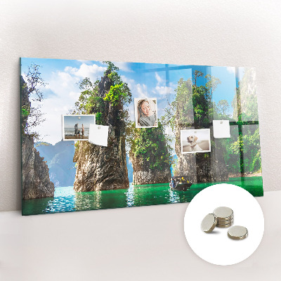 Magnettafel Seebäume Natur