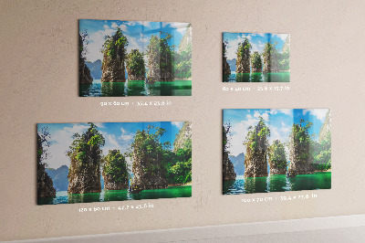 Magnettafel Seebäume Natur