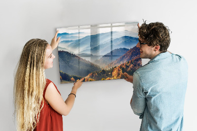 Magnettafel Berglandschaft