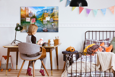 Magnettafel Flussgebirgslandschaft