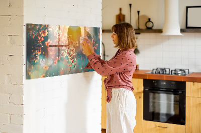 Magnettafel Frühlingsblumen