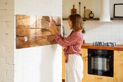 Magnetwand küche Holzstruktur