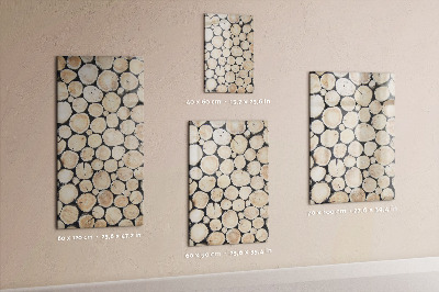 Magnettafel Baumstümpfe