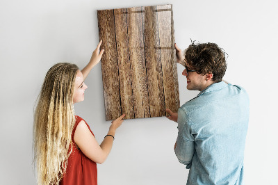 Magnettafel Holzstruktur