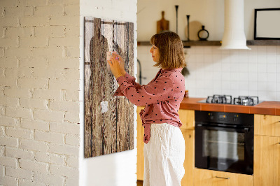 Magnettafel Holzstruktur