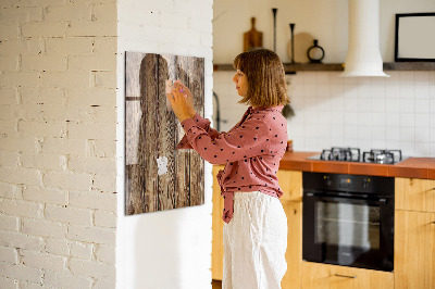 Magnettafel Holzstruktur