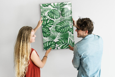 Magnettafel Monstera-Pflanzenblätter