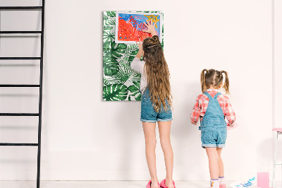 Magnettafel Monstera-Pflanzenblätter