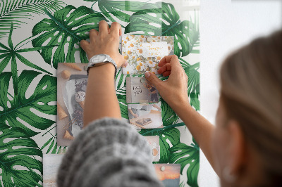 Magnettafel Monstera-Pflanzenblätter