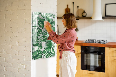 Magnettafel Monstera-Pflanzenblätter
