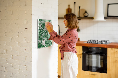 Magnettafel Monstera-Pflanzenblätter