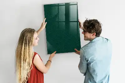 Magnettafel zum Schreiben mit Muster aus linearen Blättern