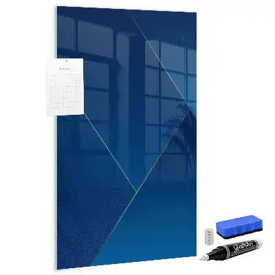 Beschreibbare Magnettafel mit dekorativem Muster