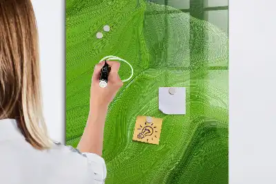 Magnettafel zum Schreiben mit Wellen-Abstraktion