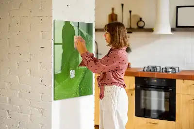Magnettafel zum Schreiben mit Wellen-Abstraktion