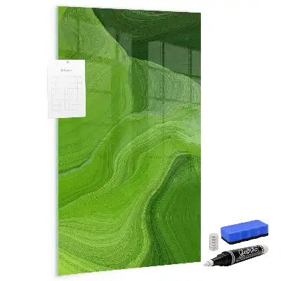 Magnettafel zum Schreiben mit Wellen-Abstraktion