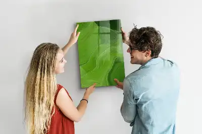 Magnettafel zum Schreiben mit Wellen-Abstraktion