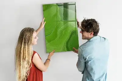 Magnettafel zum Schreiben mit Wellen-Abstraktion
