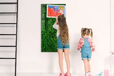 Magnettafel beschreibbar mit Blätterzaun-Design
