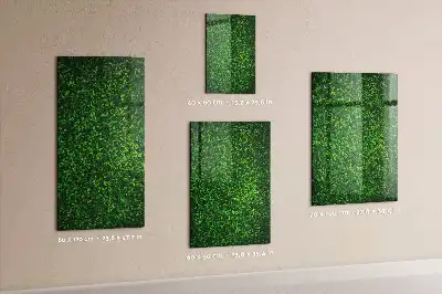 Magnettafel beschreibbar mit Blätterzaun-Design