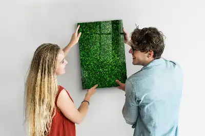 Magnettafel beschreibbar mit Blätterzaun-Design