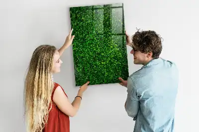 Magnettafel beschreibbar mit Blätterzaun-Design
