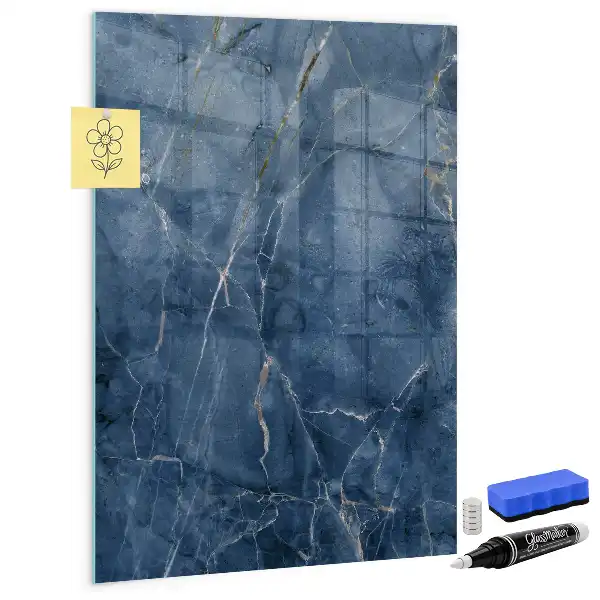 Beschreibbare Magnettafel in Dekormarmor
