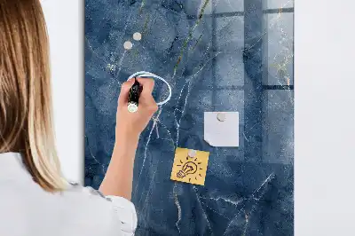 Beschreibbare Magnettafel in Dekormarmor