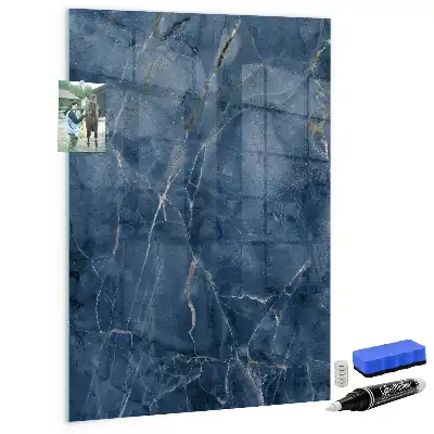 Beschreibbare Magnettafel in Dekormarmor