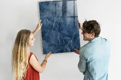 Beschreibbare Magnettafel in Dekormarmor