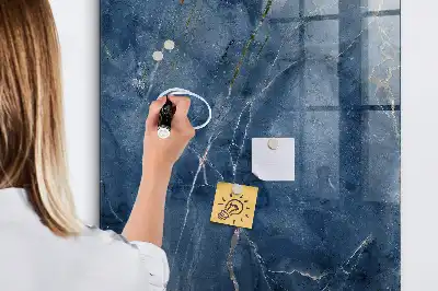 Beschreibbare Magnettafel in Dekormarmor