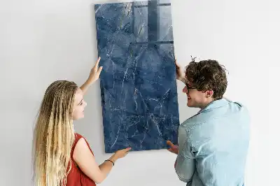Beschreibbare Magnettafel in Dekormarmor