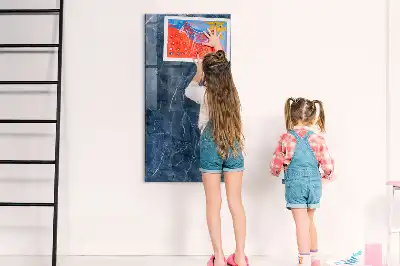 Beschreibbare Magnettafel in Dekormarmor