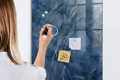 Beschreibbare Magnettafel in Dekormarmor