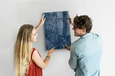 Beschreibbare Magnettafel in Dekormarmor