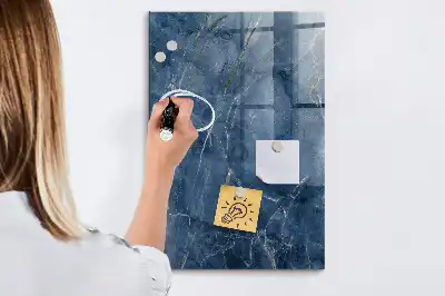 Beschreibbare Magnettafel in Dekormarmor