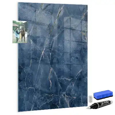 Beschreibbare Magnettafel in Dekormarmor