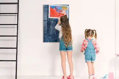 Beschreibbare Magnettafel in Dekormarmor