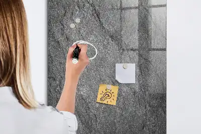 Magnettafel zum Beschreiben in Felsstruktur-Optik