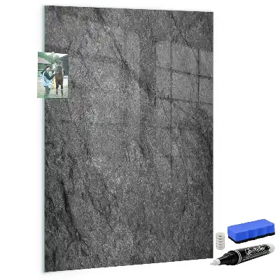 Magnettafel zum Beschreiben in Felsstruktur-Optik