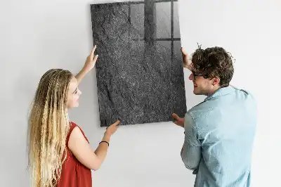 Magnettafel zum Beschreiben in Felsstruktur-Optik