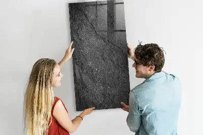 Magnettafel zum Beschreiben in Felsstruktur-Optik