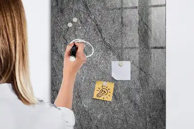 Magnettafel zum Beschreiben in Felsstruktur-Optik
