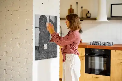 Magnettafel zum Beschreiben in Felsstruktur-Optik