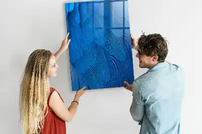 Magnettafel zum Schreiben mit Motiv Vogelfedern