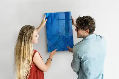 Magnettafel zum Schreiben mit Motiv Vogelfedern