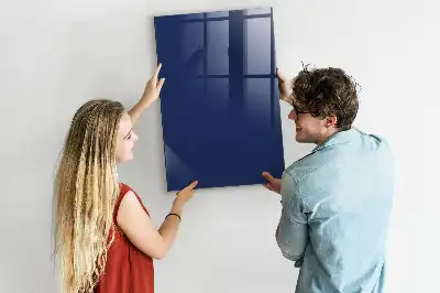 Beschreibbare Magnettafel in Dunkelblau