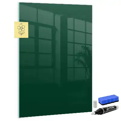 Magnettafel zum Schreiben in Flaschengrün