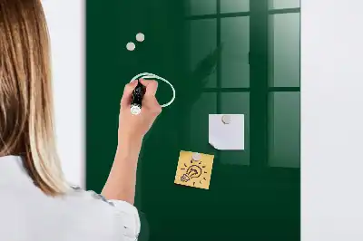 Magnettafel zum Schreiben in Flaschengrün