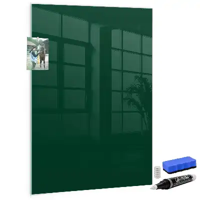 Magnettafel zum Schreiben in Flaschengrün